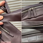 Astra Bowling Minimalist Leather Shoulder Bag