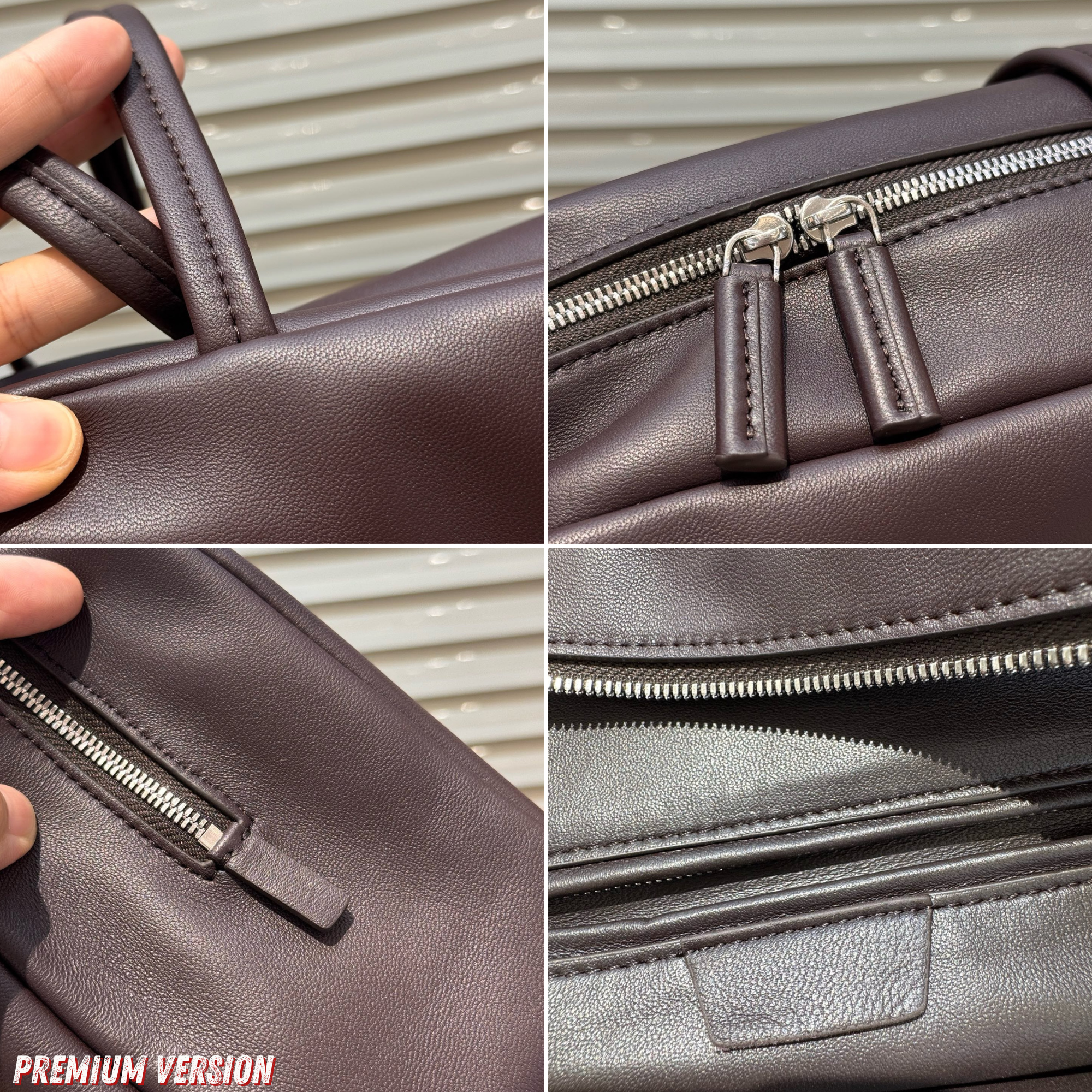Astra Bowling Minimalist Leather Shoulder Bag