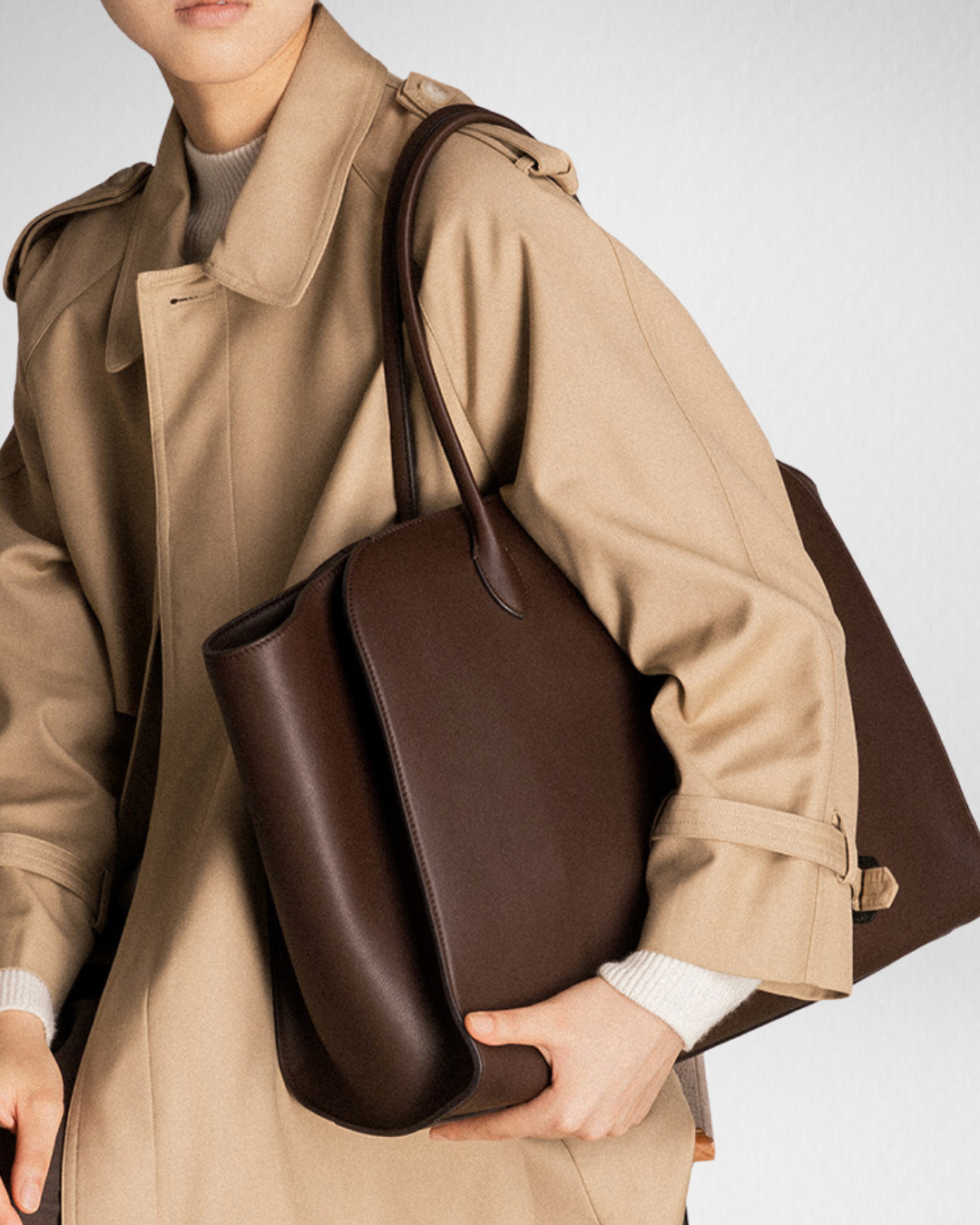 Large Luxurious Leather Tote Bag
