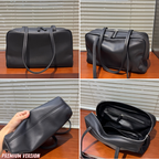 Astra Bowling Minimalist Leather Shoulder Bag