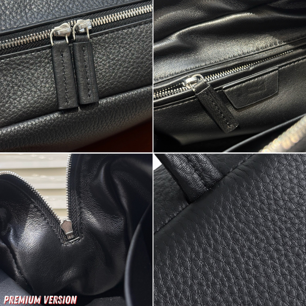 Astra Bowling Minimalist Leather Shoulder Bag