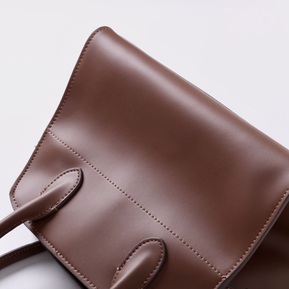 Luxurious Top-Layer Leather Tote Bag