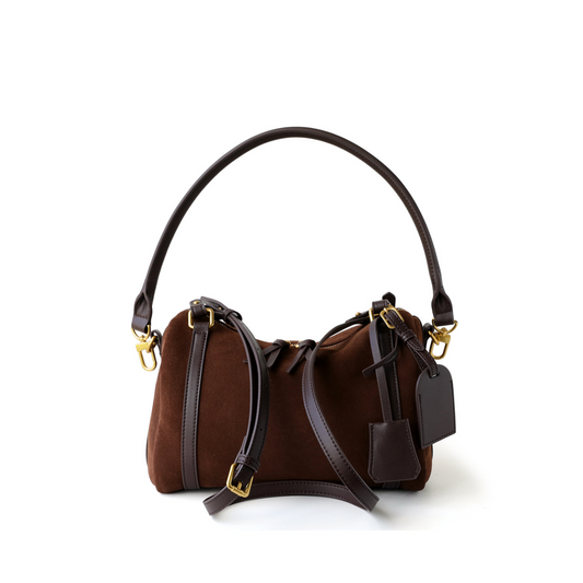 Top‑Handle Boston Leather Bag