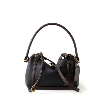 Top‑Handle Boston Leather Bag