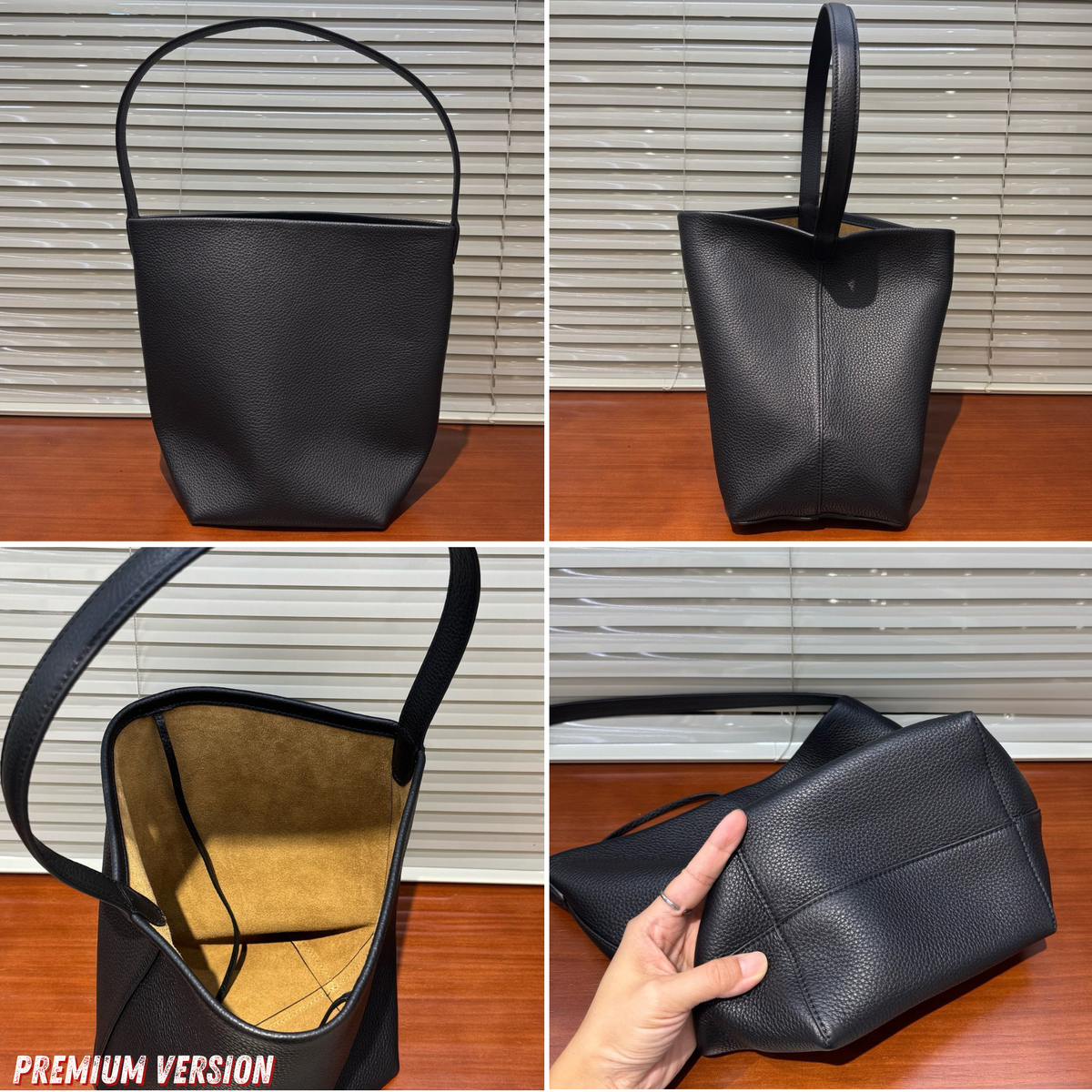 N/S Park Leather Tote Bag