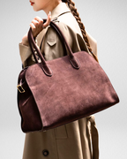 Margaux Structured Leather Tote Bag