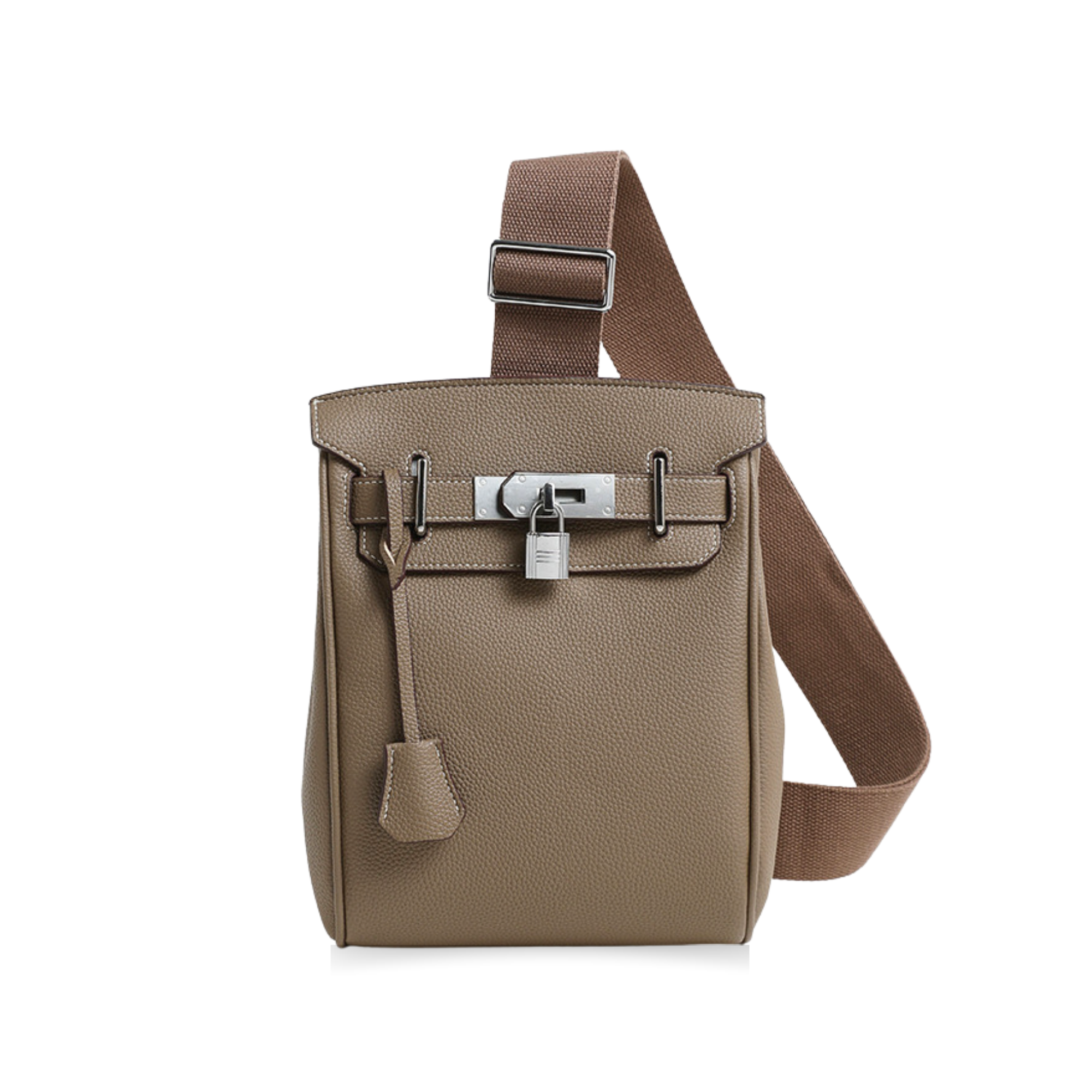 The Crossbody Leather Backpack