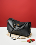 Le 7-Inspired Bowling Leather Shoulder Bag