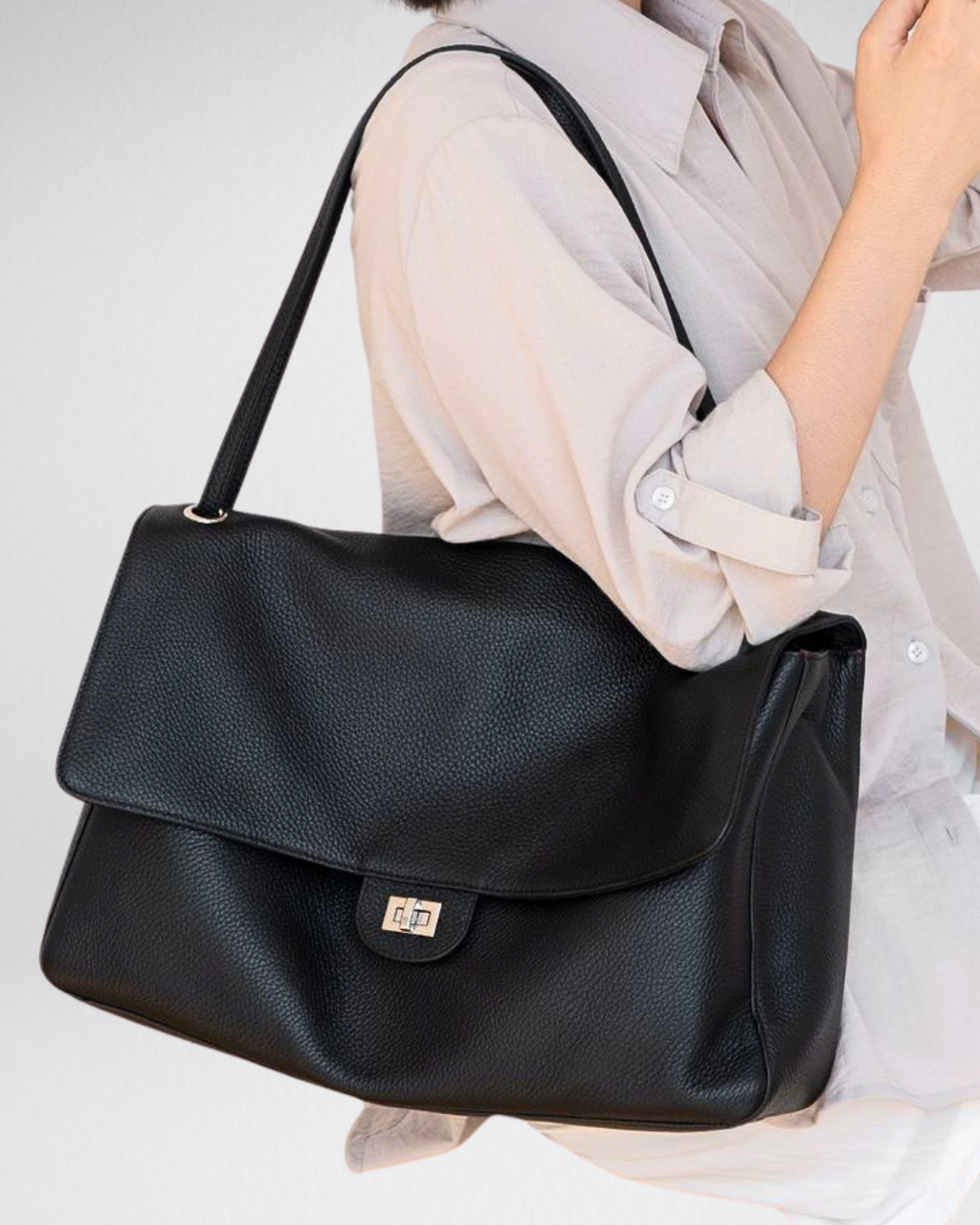 Sac à Bandoulière en Cuir "Rose Island"