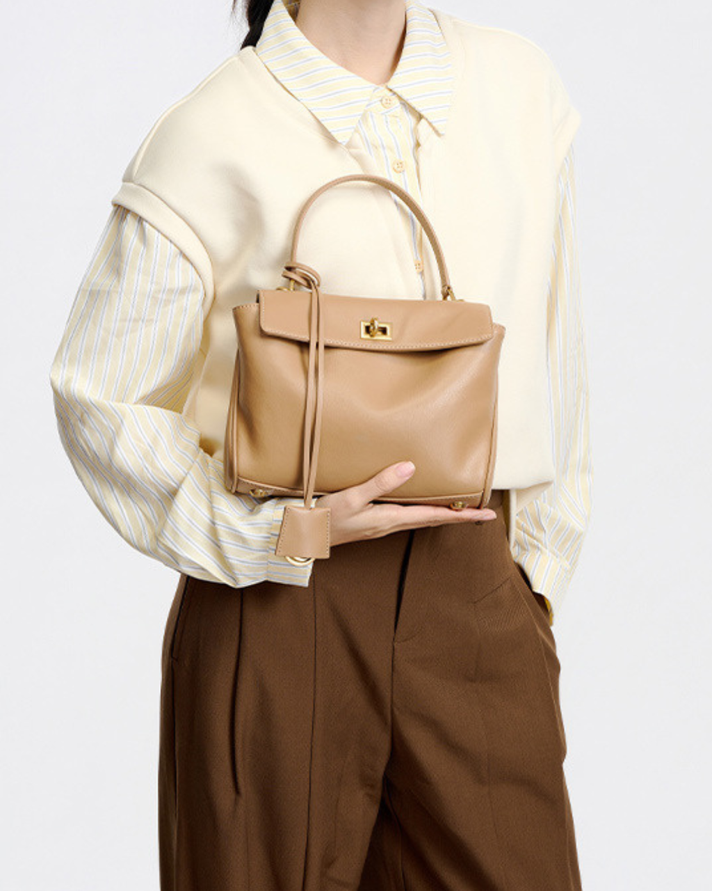 Minimalist Luxurious Soft Leather Handbag