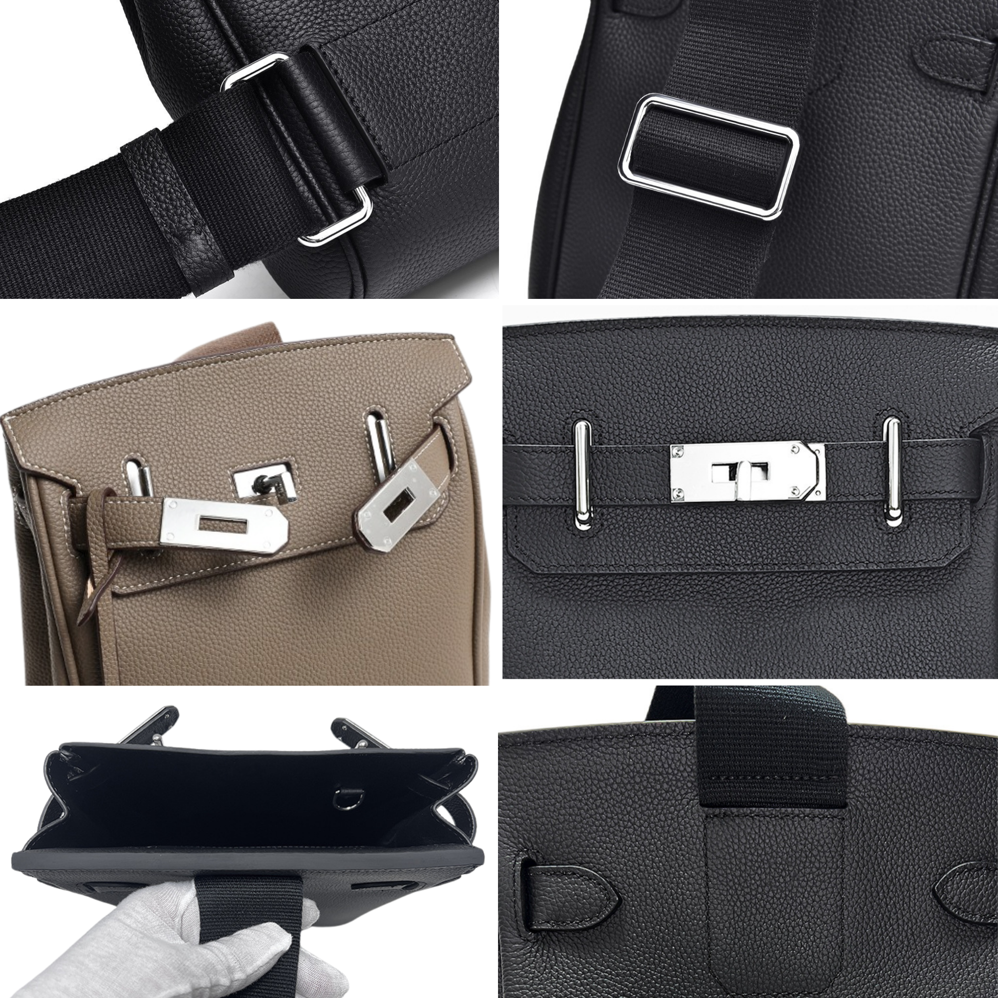 "Rose Island" Leder Crossbody