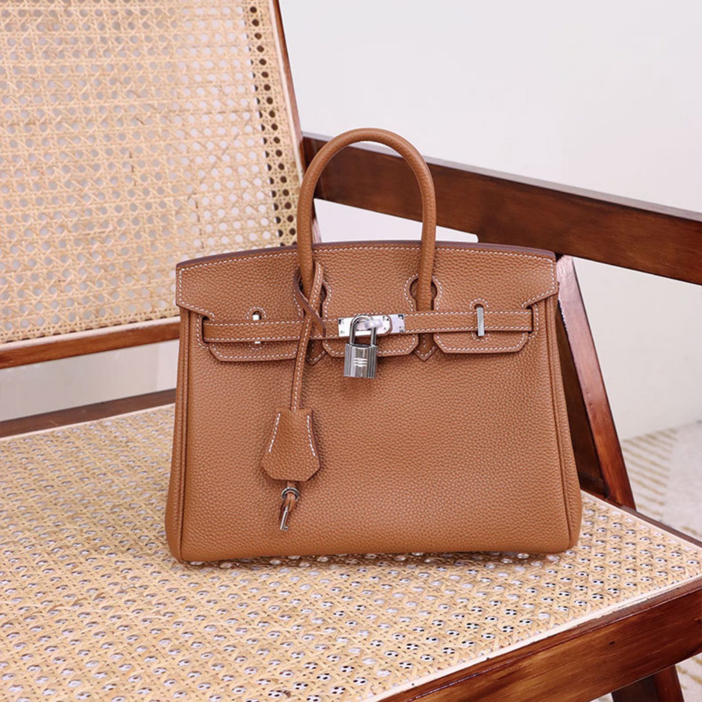 The "Hermes Togo Birkin" inspired Luxurious Leather Bag