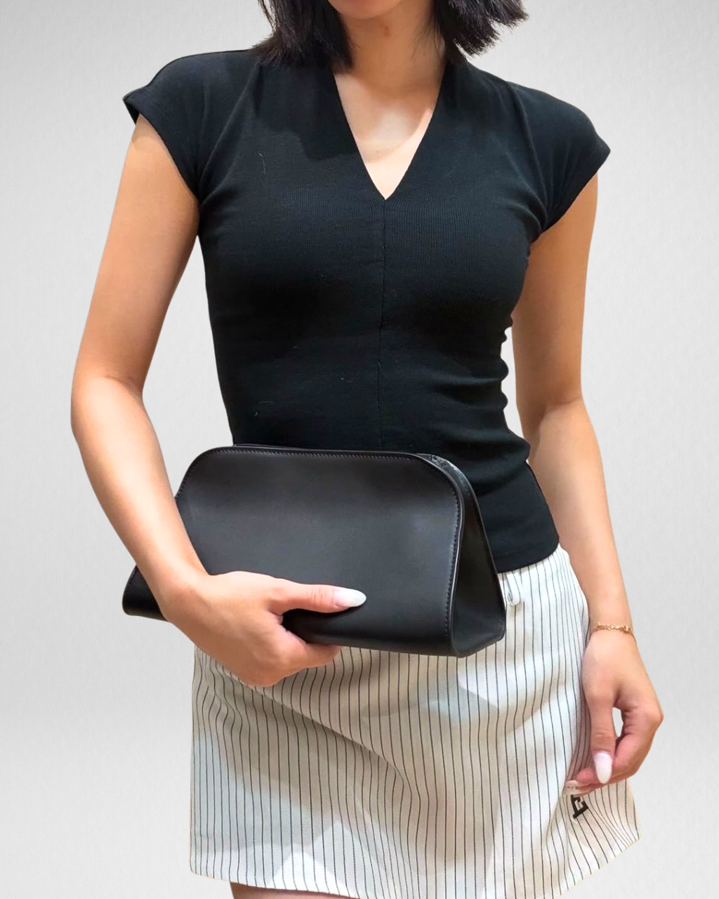 Peggy Minimalist Leather Shoulder Bag