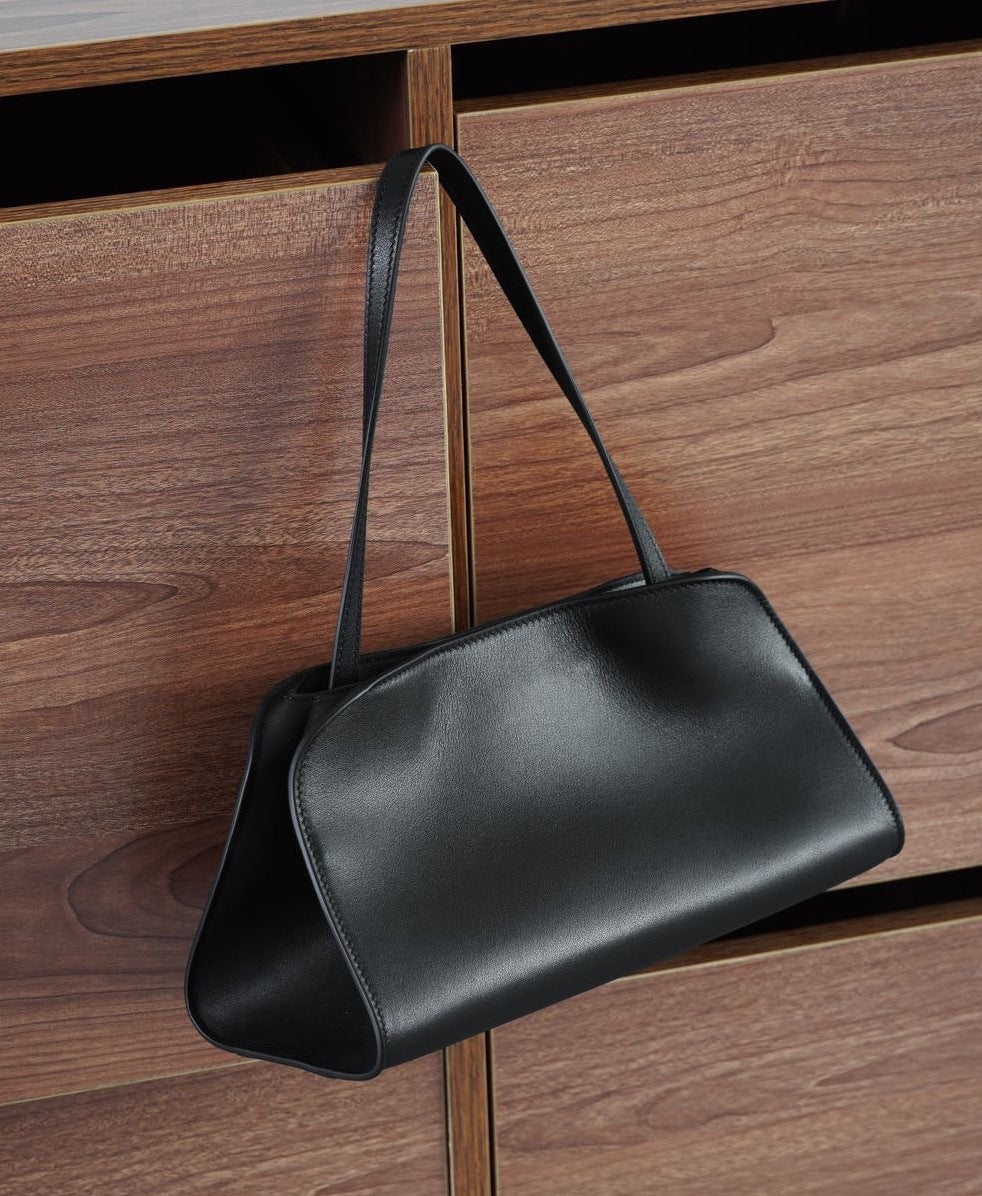 The Peggy Inspired Leather Shoulder Bag