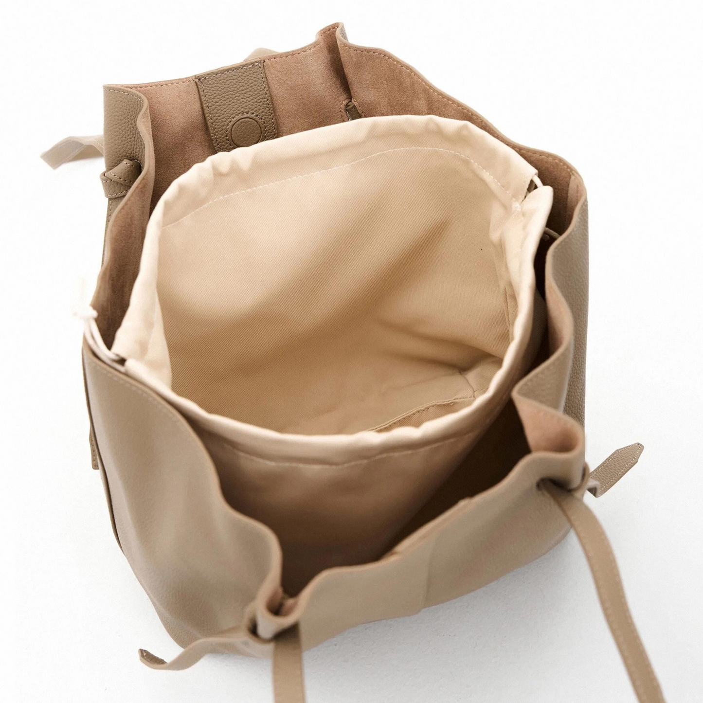 The Cinched Wing Luxury Leather Tote Bag