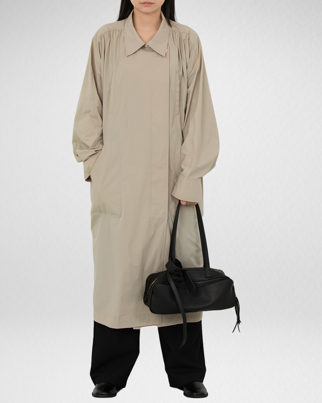 Bowling Shoulder Leather Bag