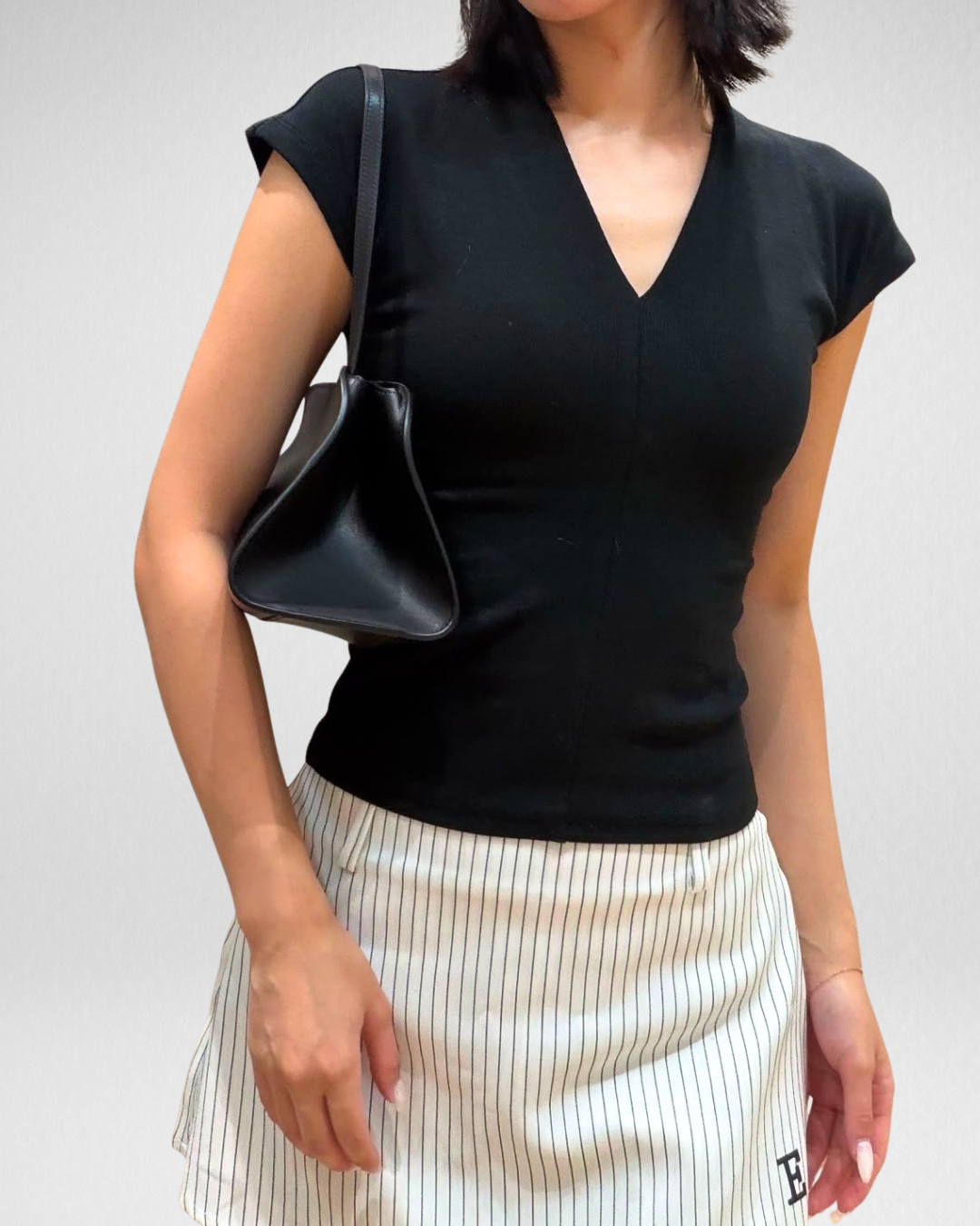 Peggy Minimalist Leather Shoulder Bag