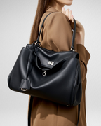 Bolso de mano de piel inspirado en BALENCIAGA-RODEO para mujer