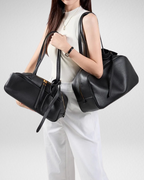 Bowling Shoulder Leather Bag