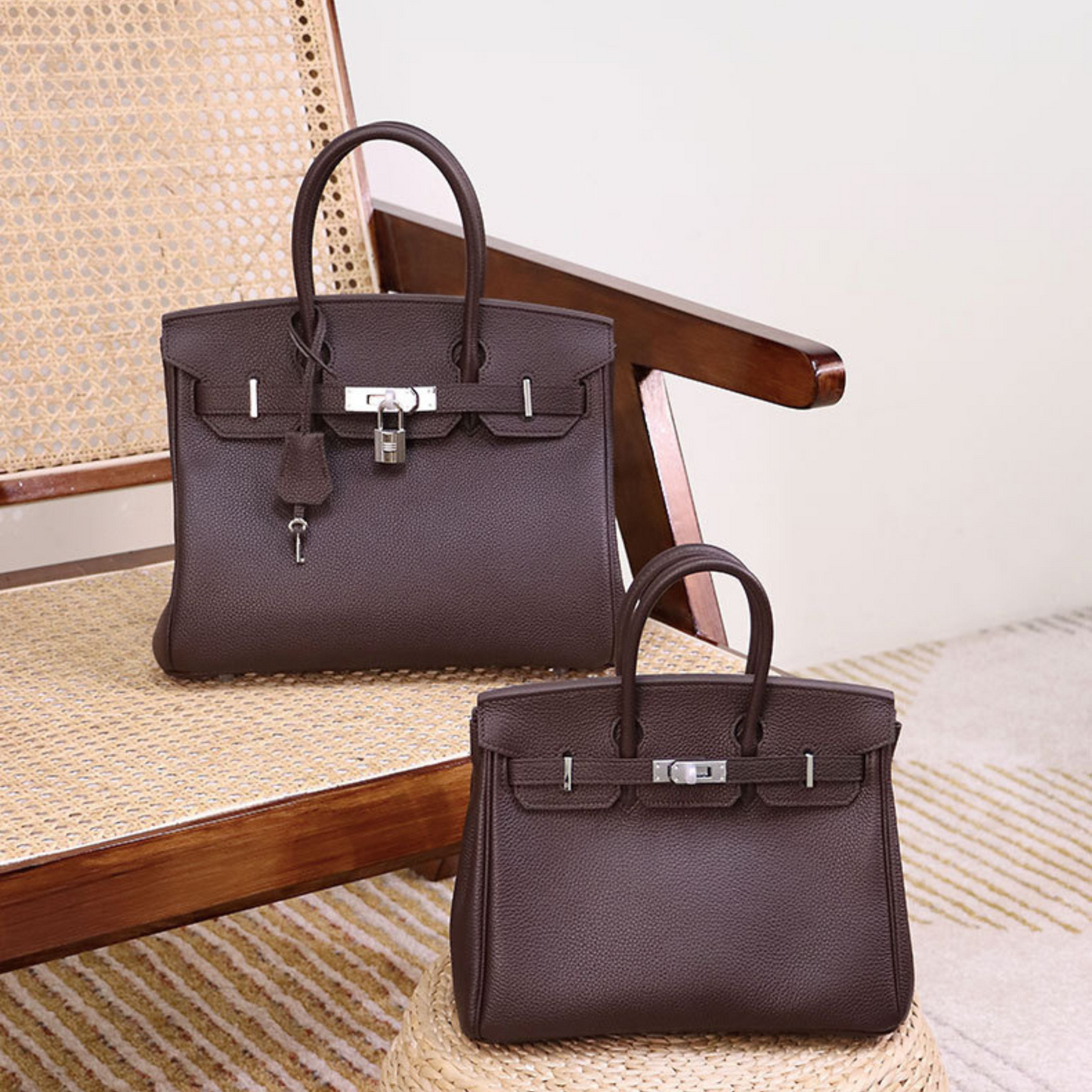 The "Hermes Togo Birkin" inspired Luxurious Leather Bag