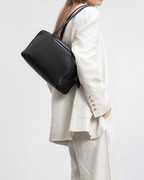 Astra Bowling Minimalist Leather Shoulder Bag