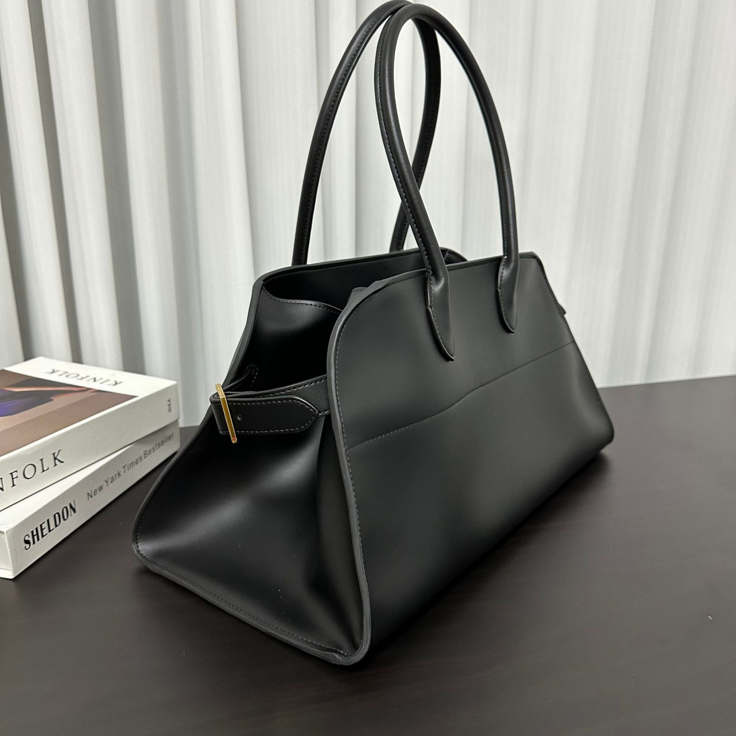 The Row EW Margaux Inspired Leather Bag