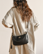 Bolso de mano de piel inspirado en BALENCIAGA-RODEO para mujer