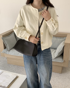 The Peggy Inspired Leather Shoulder Bag
