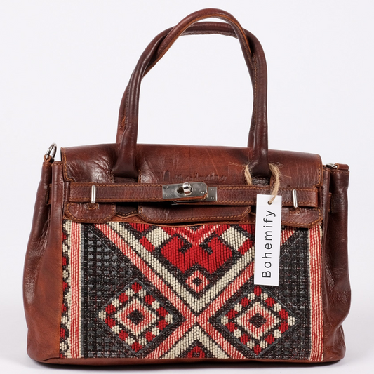 Custom Vintage-style Leather Handbag