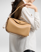 Le 7-Inspired Bowling Leather Shoulder Bag