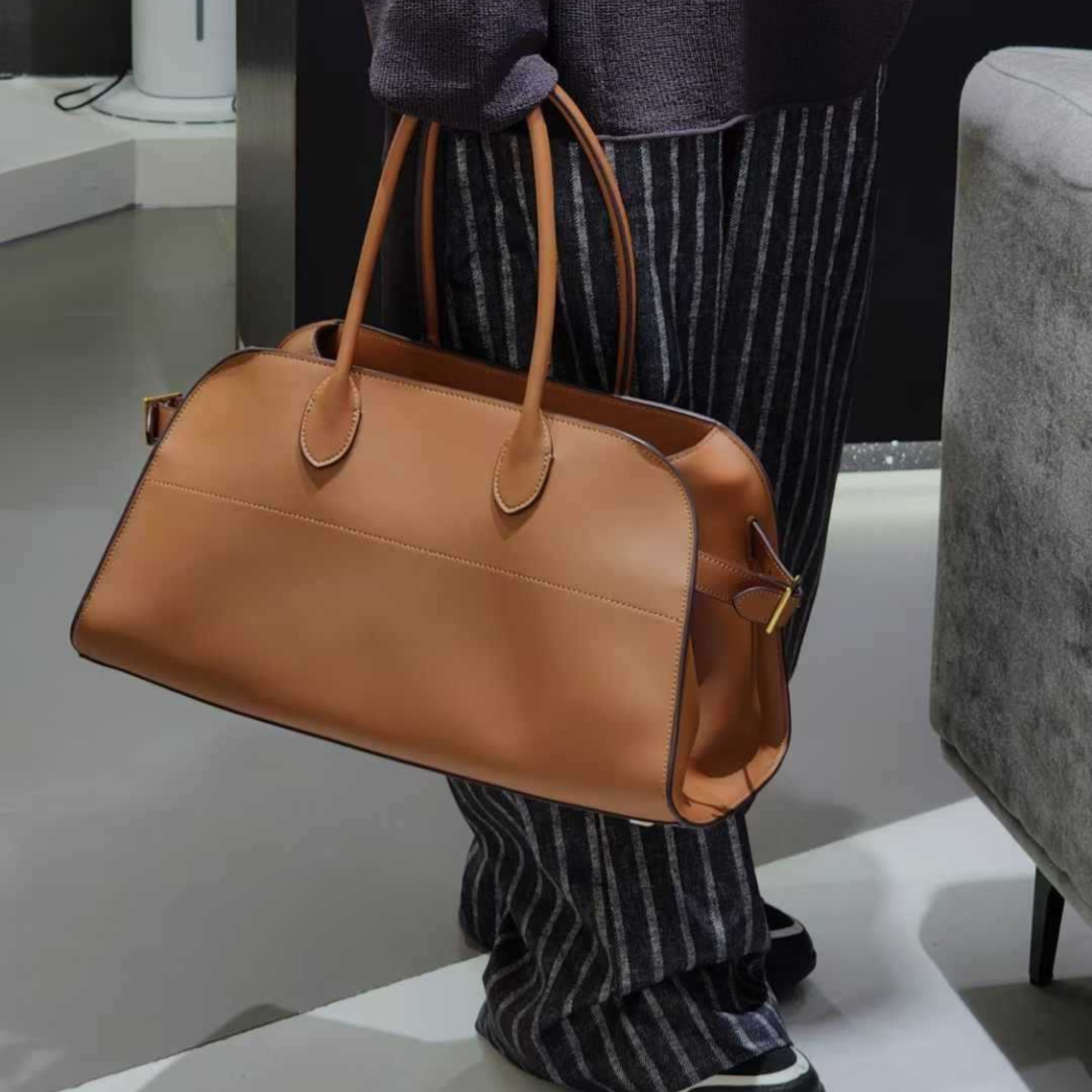 The Row EW Margaux Inspired Leather Bag - Trendiesty Worldwide