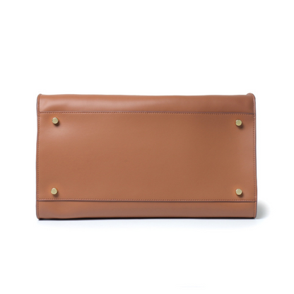 The Row Margaux Inspired Leather Bag | Without Logo