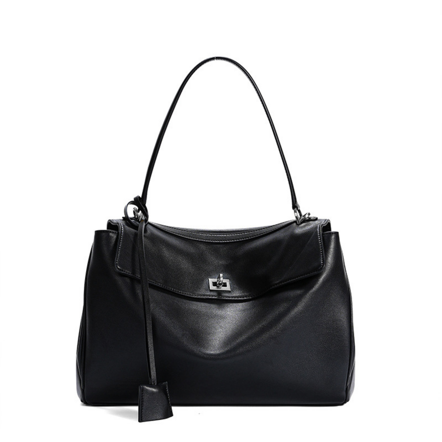 Women's BALENCIAGA-RODEO Inspired Leather Handbag