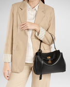 Bolso de mano de piel inspirado en BALENCIAGA-RODEO para mujer