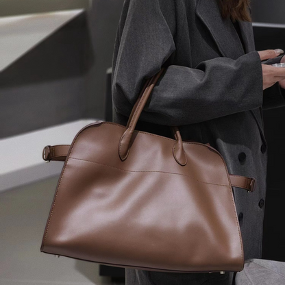 The Row Margaux Inspired Leather Bag | Without Logo