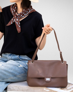 Sac à Bandoulière en Cuir "Rose Island"