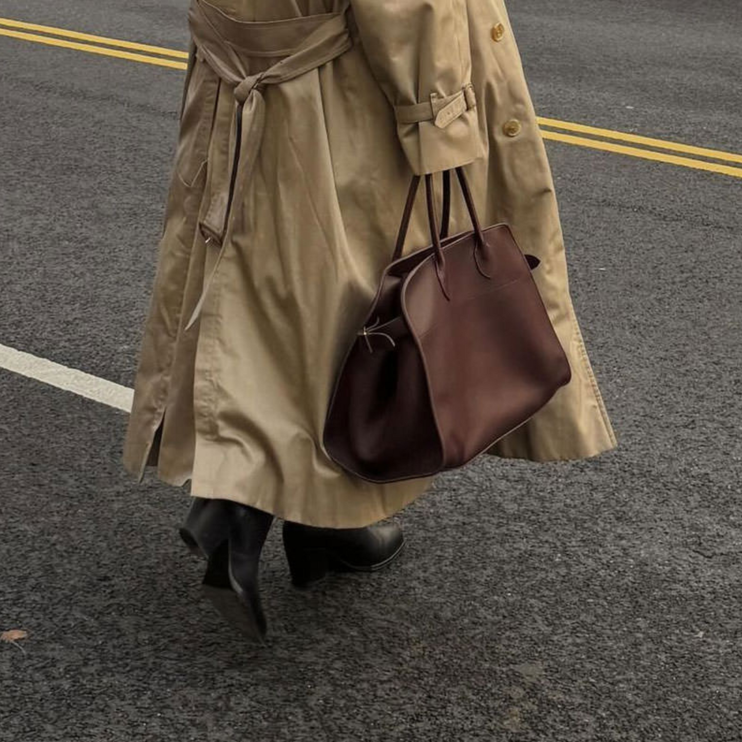 El lujoso bolso tote de cuero "inspirado en Row-Margaux"