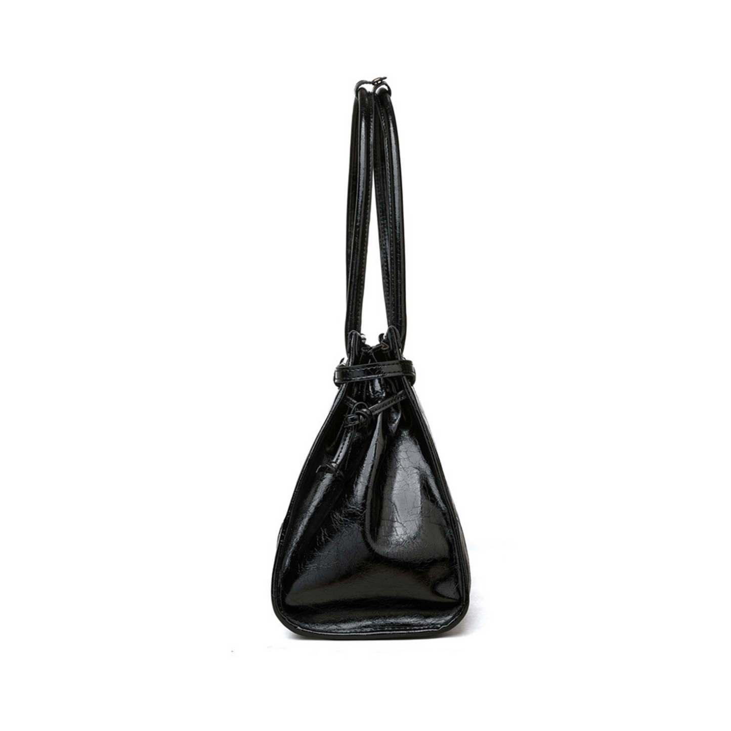 Prada-Inspired First Layer Wax Leather Shoulder Bag