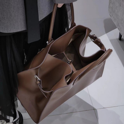 The Row Margaux Inspired Leather Bag | Without Logo - Trendiesty Worldwide