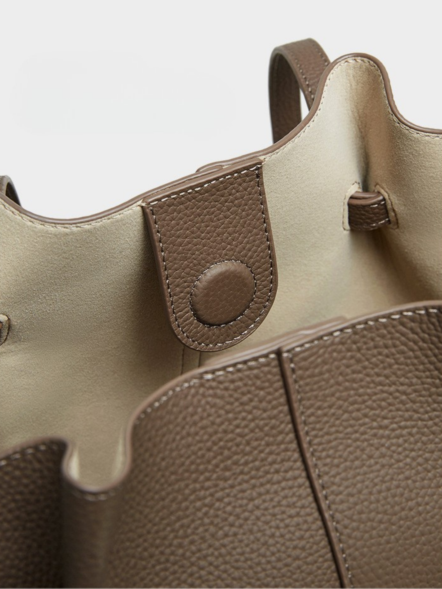 The Cinched Wing Luxury Leather Tote Bag