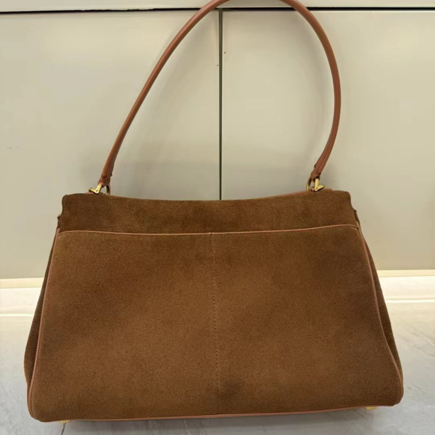 Bolso de mano de piel inspirado en BALENCIAGA-RODEO para mujer