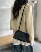 The Peggy Inspired Leather Shoulder Bag