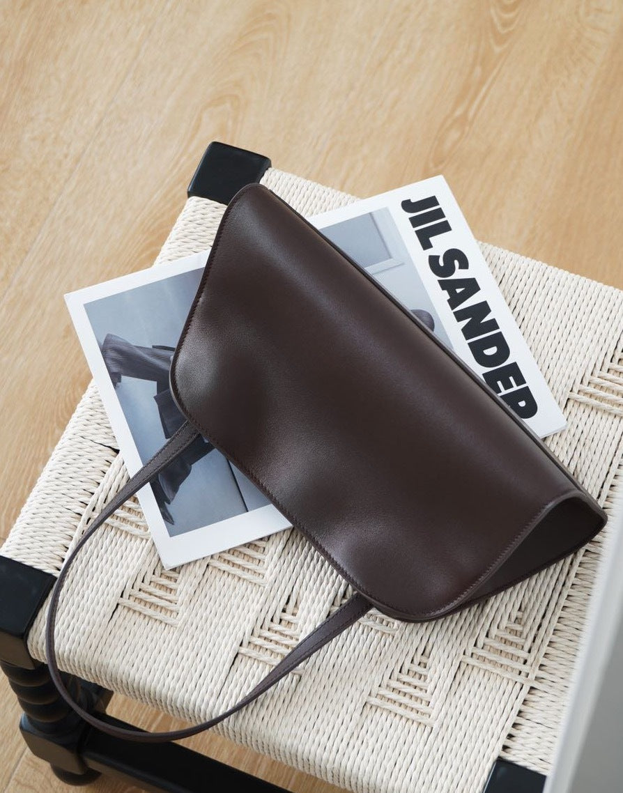 The Peggy Inspired Leather Shoulder Bag