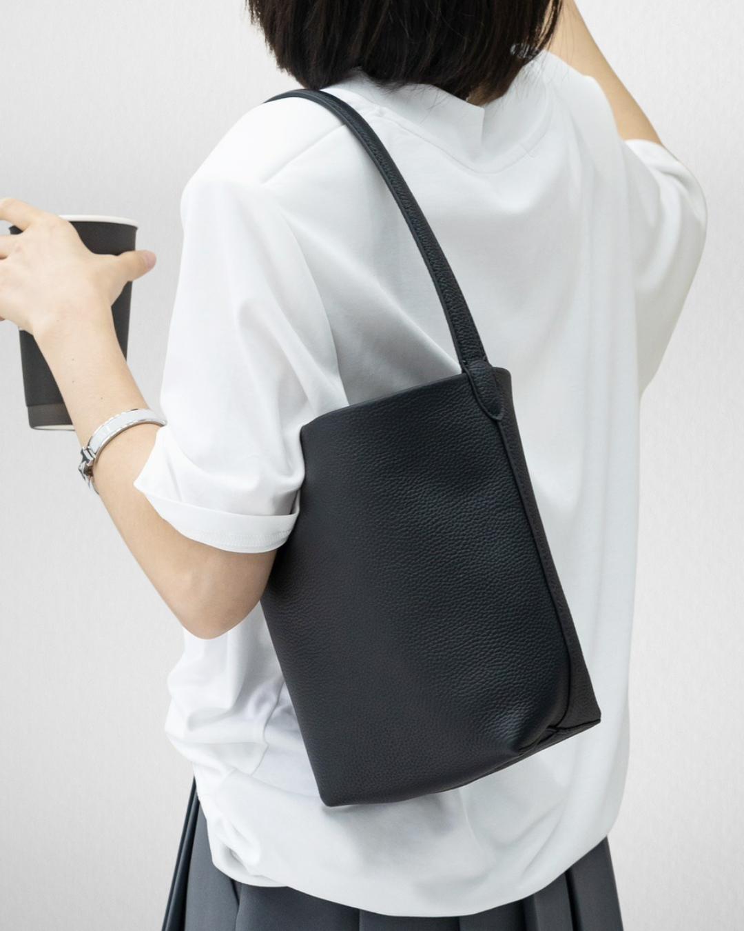 N/S Park Leather Tote Bag