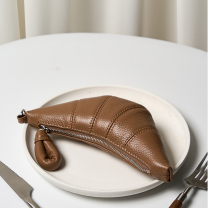 "Le Croissant" Mini Leather Bag