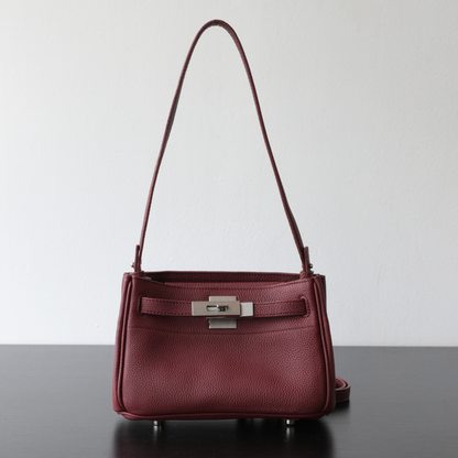 Slim Underarm Luxurious Leather Shoulder Bag