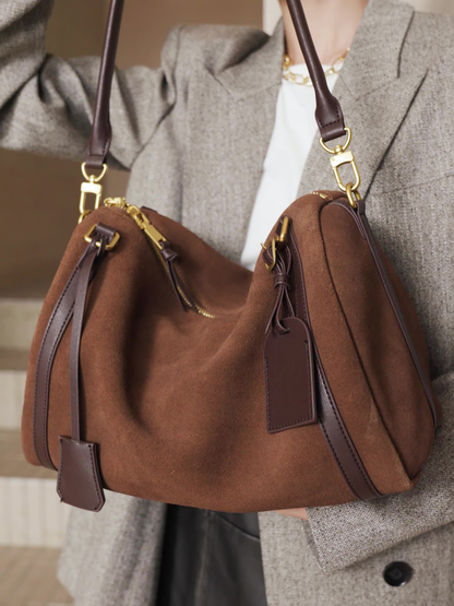 Top‑Handle Boston Leather Bag