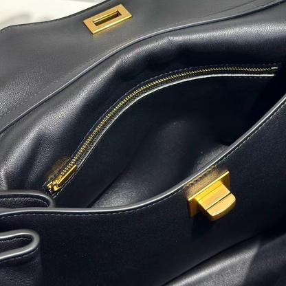 Women's BALENCIAGA-RODEO Inspired Leather Handbag