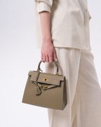 Structured Handcrafted classy leather handbag