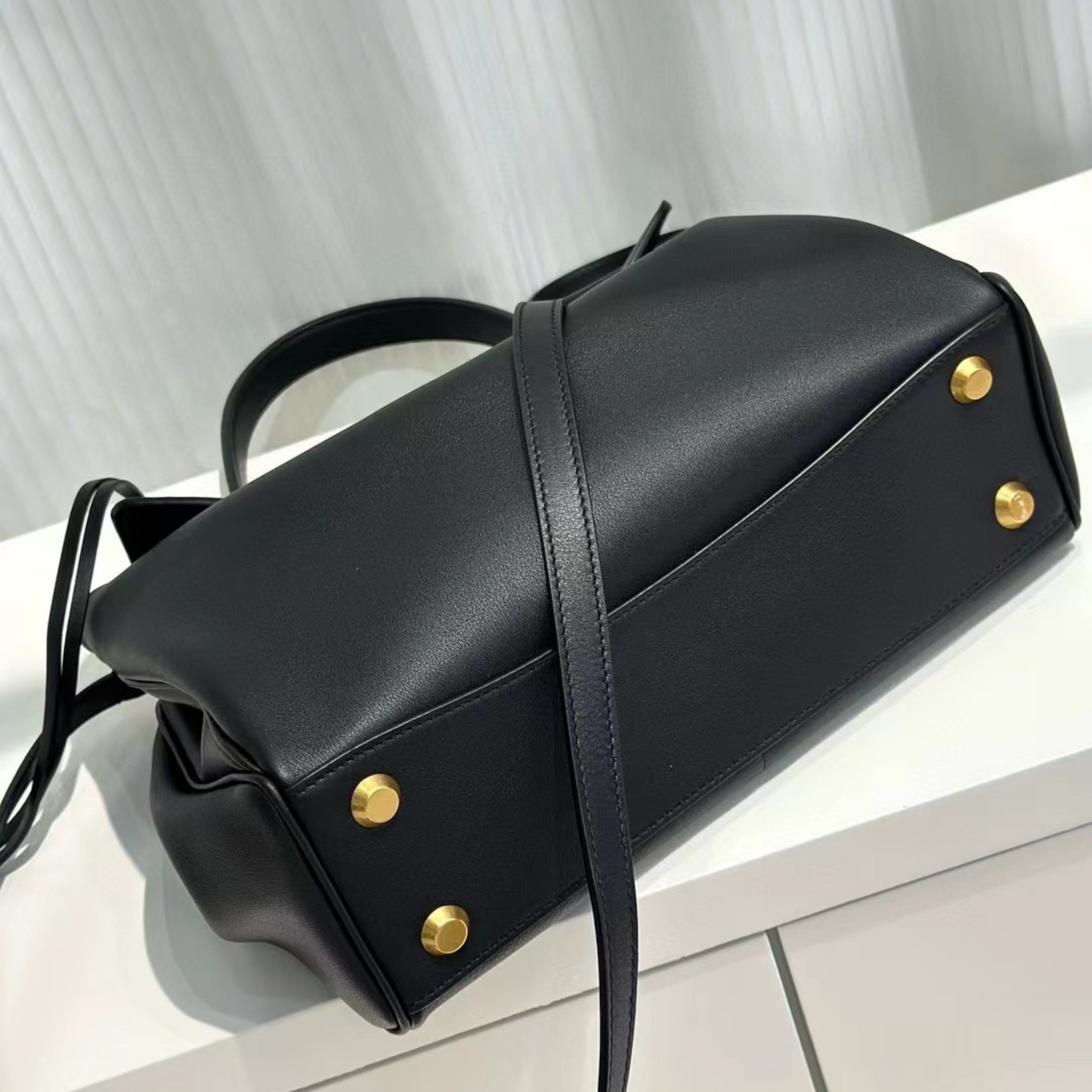 Women's BALENCIAGA-RODEO Inspired Leather Handbag